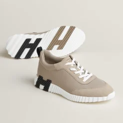 Hermes Bouncing Sneaker - Dark Vanilla