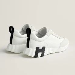 Alternative view of Hermes Bouncing Sneaker - White / Black