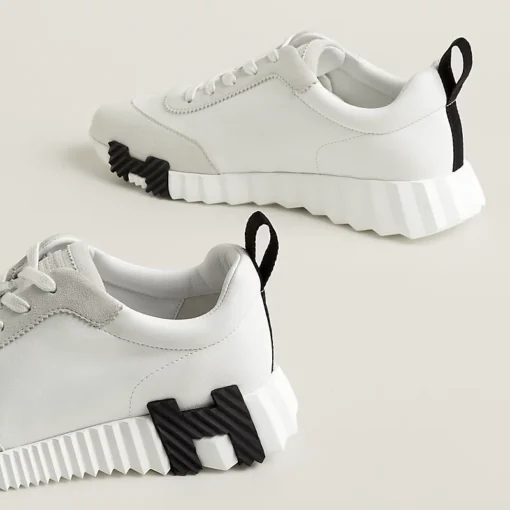 Hermes Bouncing Sneaker - White / Black - Afbeelding 4