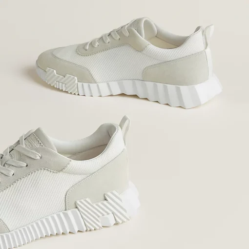 Hermes Bouncing Sneaker - White / White - Afbeelding 4