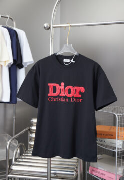 Dior Ripped Logo T-Shirt / Black