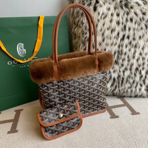 Goyard Furry Purse - Brown