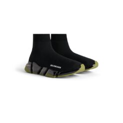 Alternative view of Balenciaga Speed 2.0 Clear Sole - Olive Green