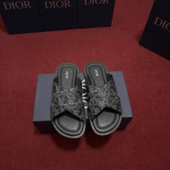 Alternative view of Dior Slides - Black / White