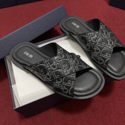 Dior Slides - Black / White