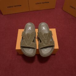 Louis Vuitton Slides - Brown