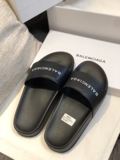 Balenciaga Slides - Black / Gray