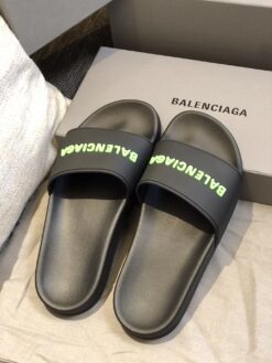 Balenciaga Slides - Neon Green