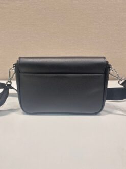 Alternative view of Prada Saffiano Leather Shoulder Bag - Black