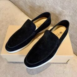 Loro Piana Loafer - Black Suede