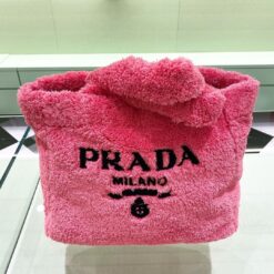 Prada Fur Bag - Pink