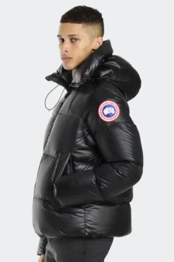 Alternative view of Canada Goose Crofton Puffer - Black