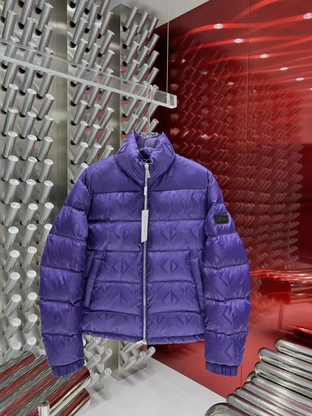 Dior Oblique Puffer - Purple